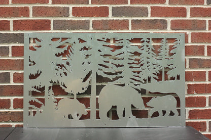 3 Bear Metal Flower Pot Holder – Animal Garden Planter