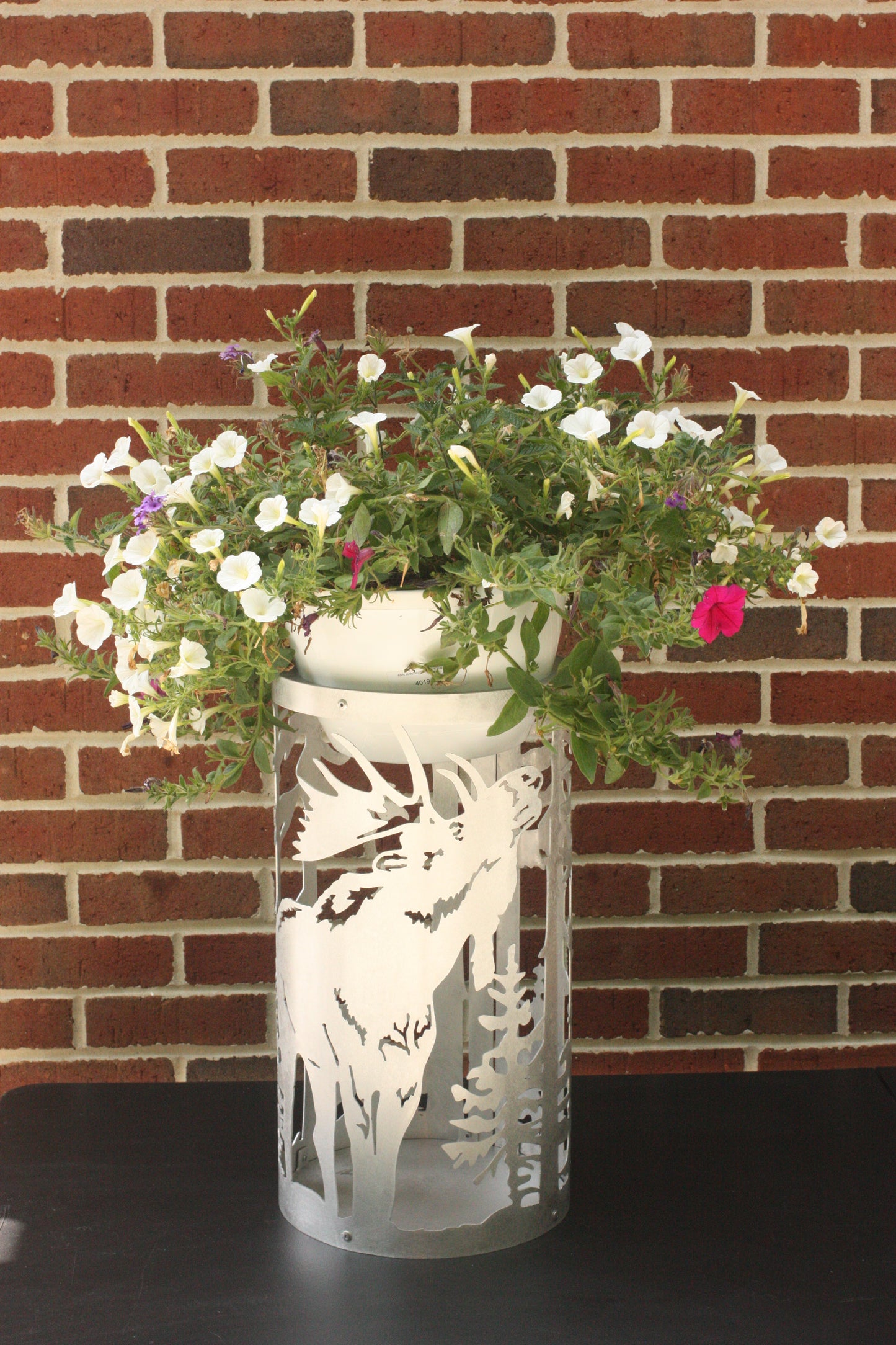 Moose Flower Pot, Animal Plant Stand, Flower Skirt Planter