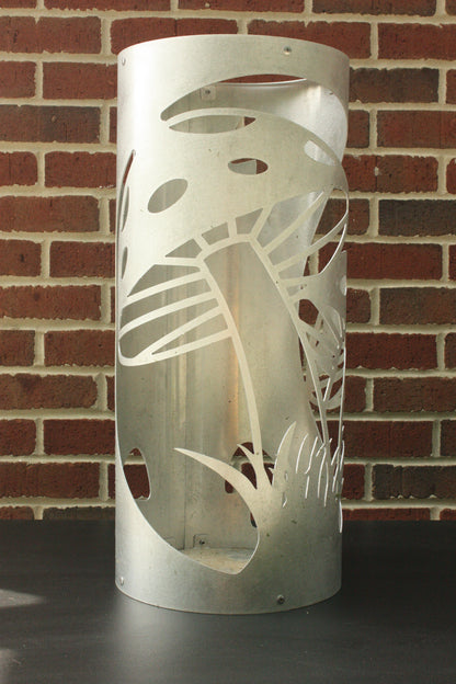 Metal Mushroom Flower Skirt Planter – Garden Art Decor